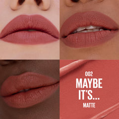 MAYBELLINE close-up of sculpted bullet tip for precise lip definition