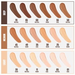 MAYBELLINE Cocoa bottle angled to show shade and labeling clearly