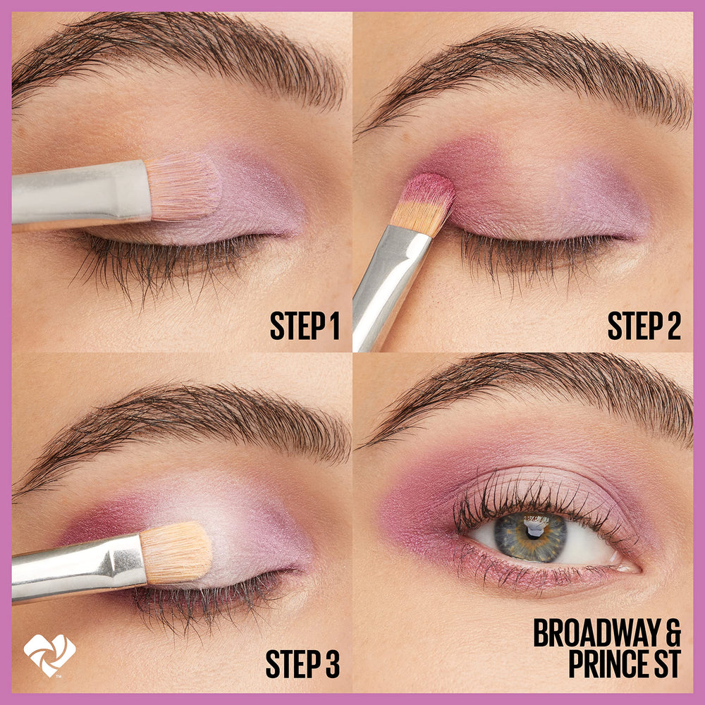 Maybelline Shadow Blocks lifestyle clutch shot illustrating on-the-go convenience
