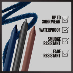 MAYBELLINE pencil beside sharpener for scale indicating easy maintenance and control benefit