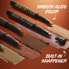 MAYBELLINE built‑in sharpener detail showing how to maintain a defined liner edge