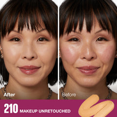 Maybelline close-up of the blurring sponge-tip applicator for quick, even application