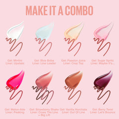 MAYBELLINE gloss in a cosmetic pouch showing everyday carry convenience and quick touch-up benefit