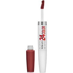MAYBELLINE front tube showing Everlasting Wine shade and longwear benefit