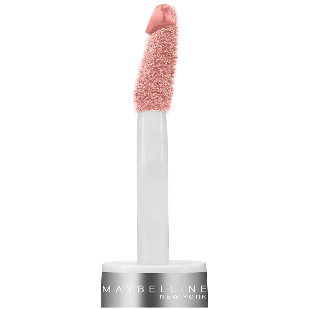 Maybelline Super Stay 24 on lips in a full face look proving versatile everyday nude styling