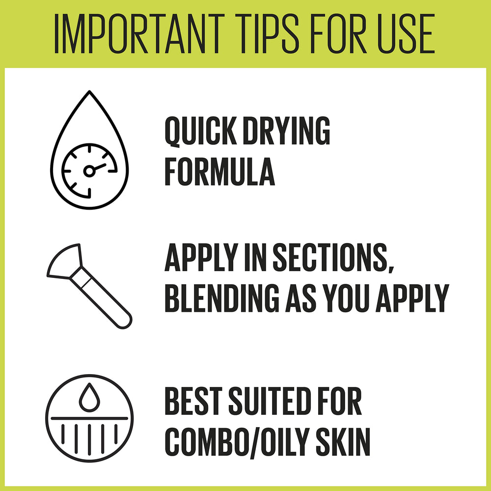 MAYBELLINE applying foundation with sponge for smooth blend and even tone