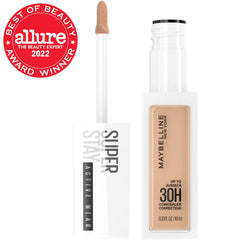 MAYBELLINE close-up of comfort-curve applicator demonstrating precise application
