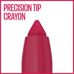 MAYBELLINE swatch of 120 on skin showing rich berry-wine payoff benefit