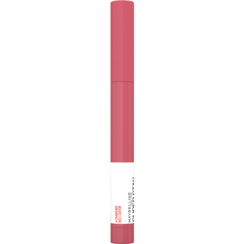 Maybelline open cap and body label showing formula and shade info