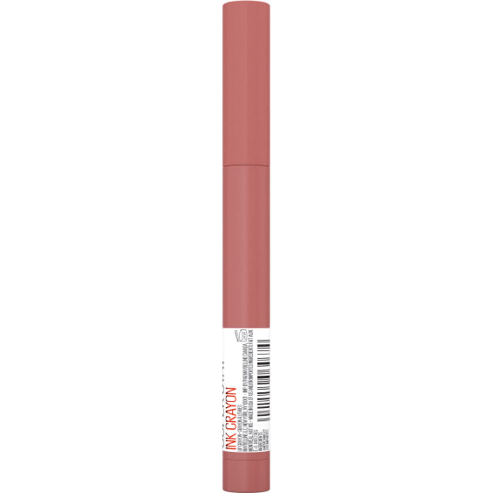 MAYBELLINE shade swatch strip demonstrating true color and layering potential