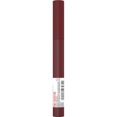 Maybelline crayon next to a coin showing portable 0.04 oz scale