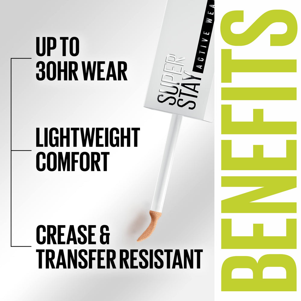 MAYBELLINE texture swipe illustrating lightweight matte finish and blendability