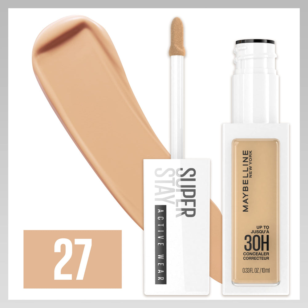 MAYBELLINE texture swipe on skin illustrating matte finish and blendability
