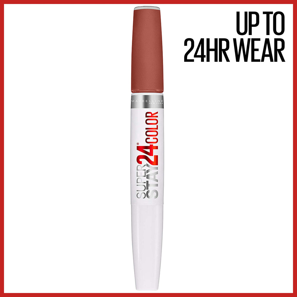 Maybelline dual-ended packaging with color and balm for quick touch-ups