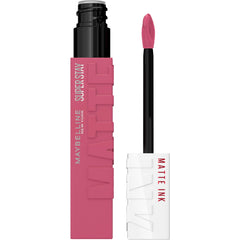 Maybelline SuperStay Matte Ink front packaging showing shade Lover and benefits