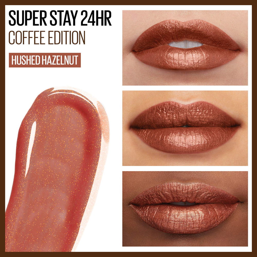 Maybelline swatch of Hushed Hazelnut on arm showing true color payoff