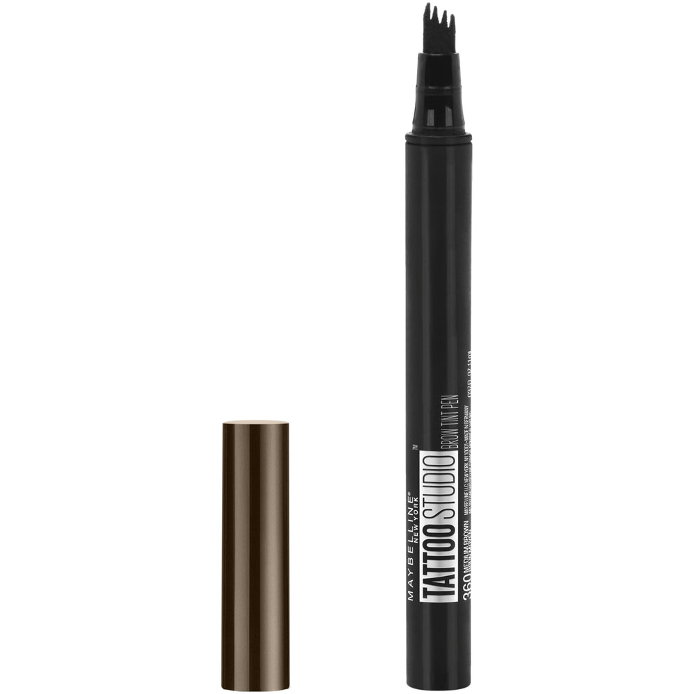 Maybelline TattooStudio front packaging showing product and shade Deep Brown