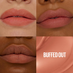 MAYBELLINE Teddy close texture shot highlighting smooth matte finish and easy blend benefit