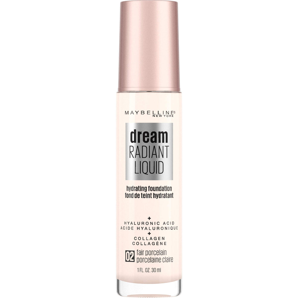MAYBELLINE texture close-up highlighting creamy liquid and hydrating finish