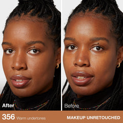 Maybelline texture closeup showing smooth blendable formula benefit