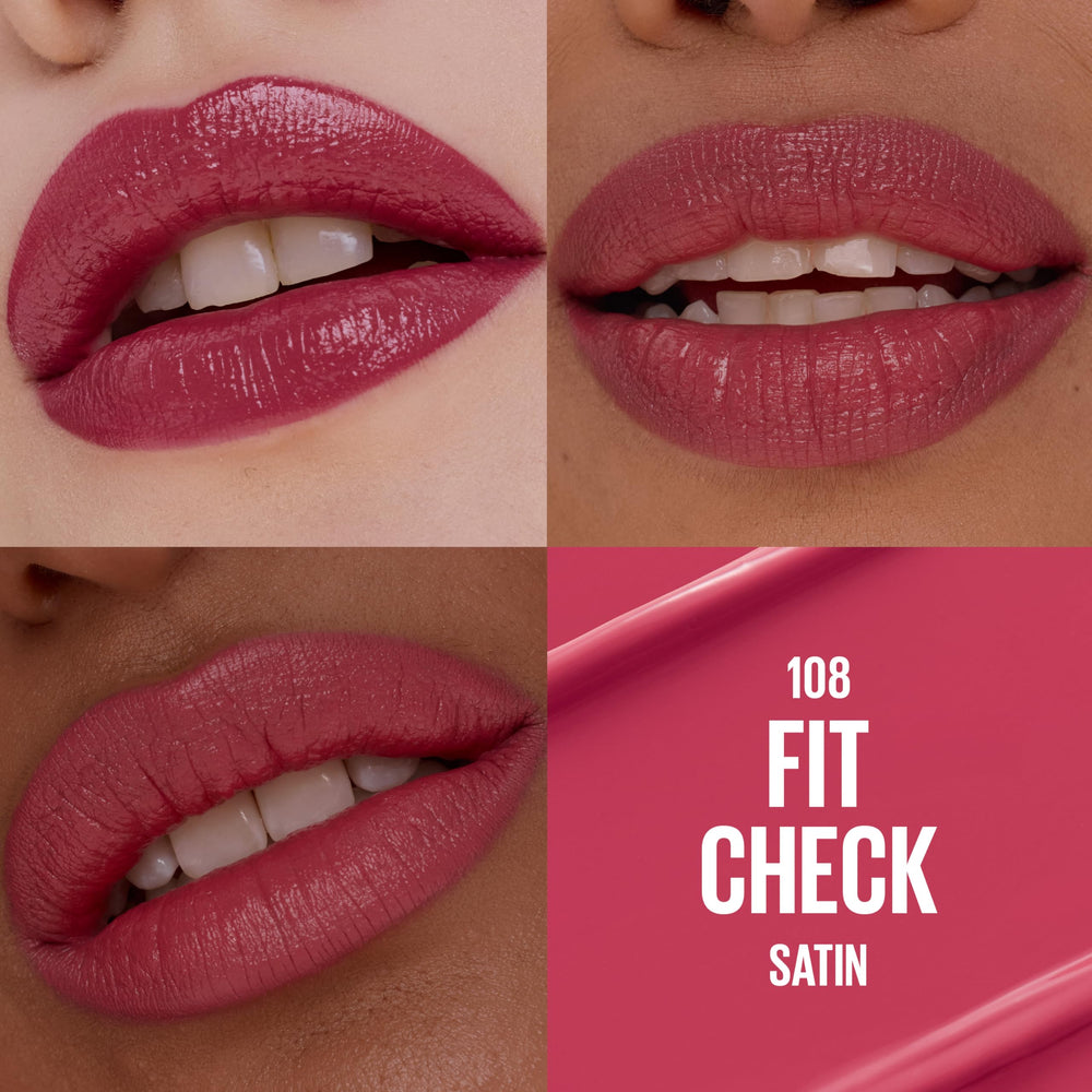 MAYBELLINE open tube with lip-hugging bullet for precise application