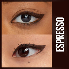 Maybelline Unstoppable tip close-up demonstrating self-sharpening precision benefit