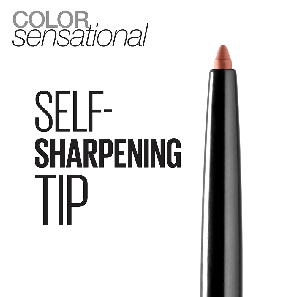 Maybelline Very Cherry tip closeup revealing creamy texture for smooth, precise definition