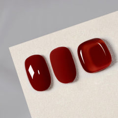 MAYCHAO before and after nails showing long-lasting wear and glossy transformation benefit