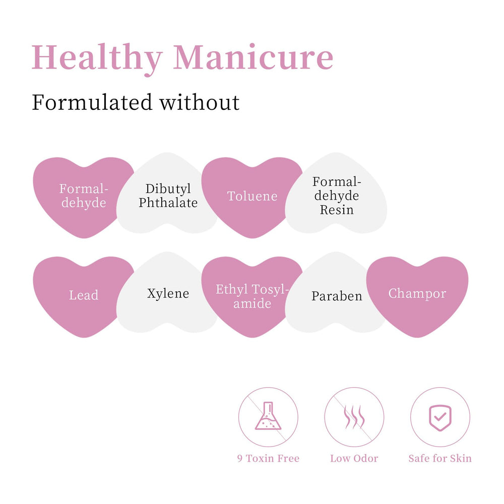 MAYCHAO before and after nails demonstrating long-wear finish and chip resistance