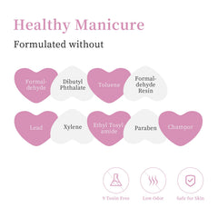 MAYCHAO before and after nails demonstrating long-wear finish and chip resistance