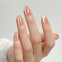 MAYCHAO magnet in use above nail demonstrating quick cat-eye effect creation
