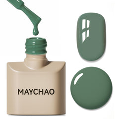 MAYCHAO sage green front packaging showing bottle and cap for easy identification