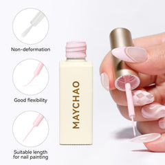 maychao 8ml bottle held in hand to show compact size and easy portability