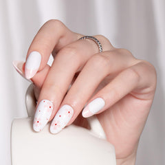 maychao swatch showing pastel pink cream texture for smooth glossy finish