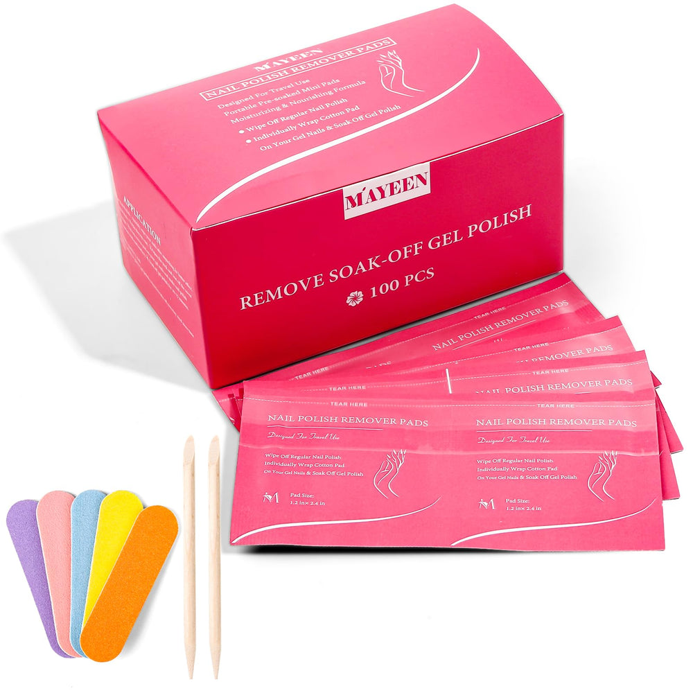 MAYEEN front packaging showing 100 individually wrapped pads and brand