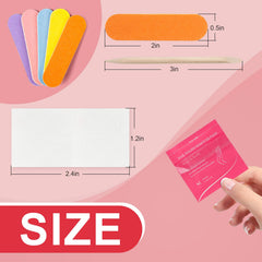 MAYEEN pad size comparison on a hand showing compact, easy-to-wrap benefit