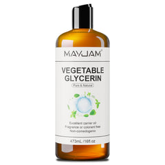 MAYJAM front label on 16 fl oz bottle showing purity and plant-source benefits