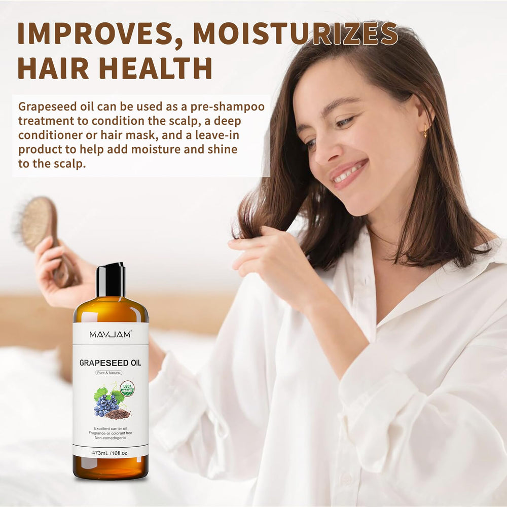 MAYJAM oil used as facial serum highlighting gentle hydration benefit