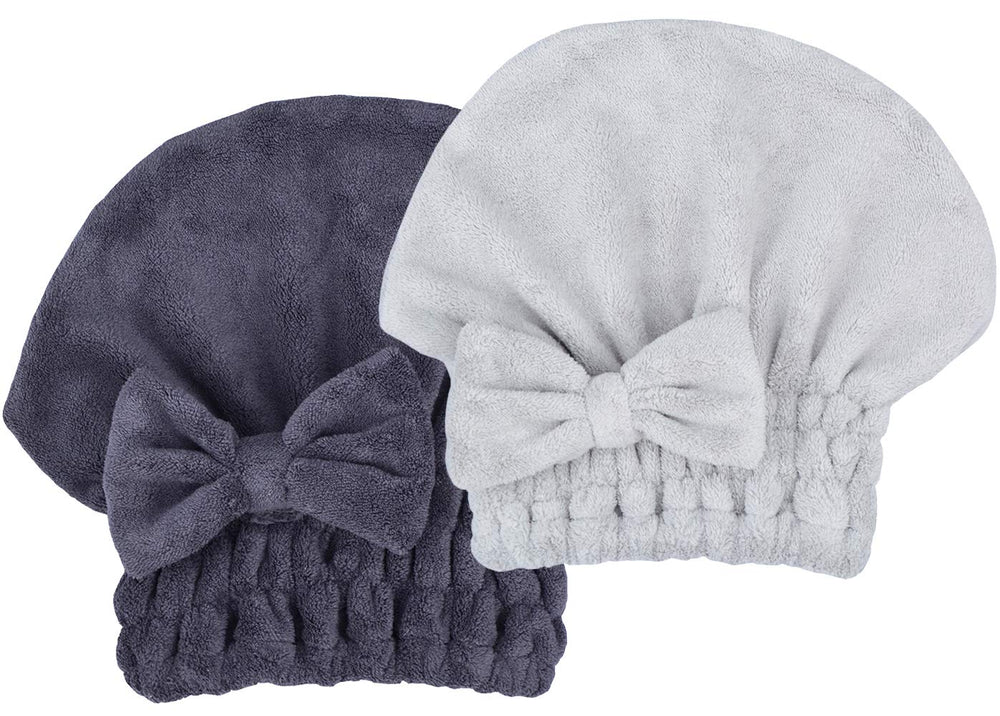 MAYOUTH front view bow-knot wrap showing secure fit and fast drying benefit
