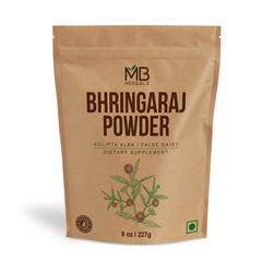 MB Herbals front packaging pouch displaying label and weight, clear ingredient clarity