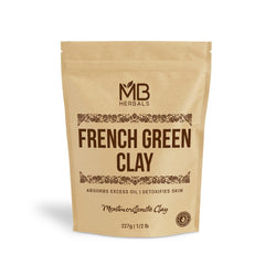 MB Herbals front packaging showing product and clarity benefits