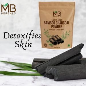 MB Herbals charcoal measured on digital scale showing precise portioning