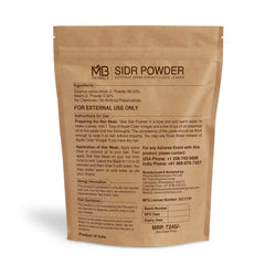 MB Herbals Sidr paste closeup texture ready to apply for conditioning