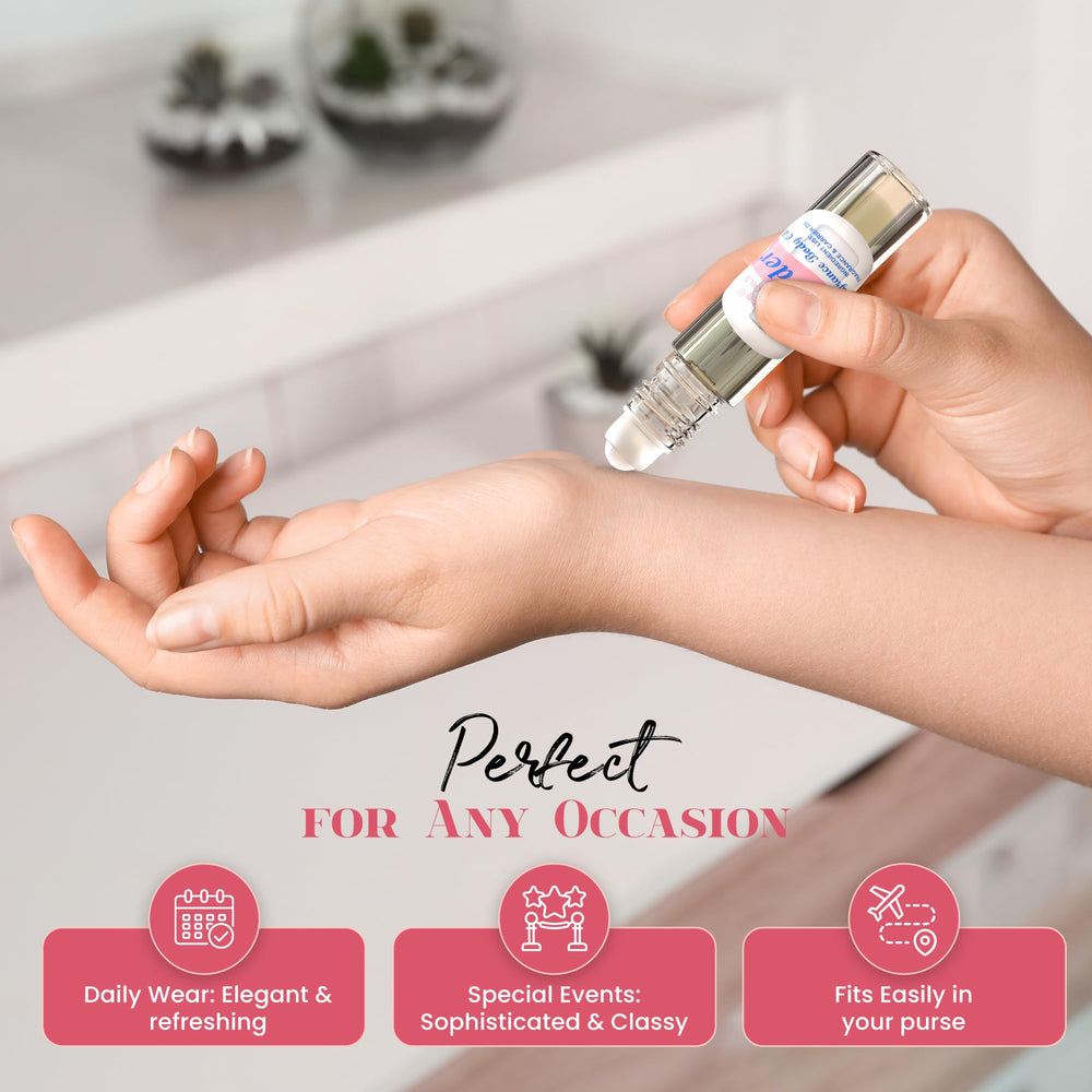 MOBETTER FRAGRANCE OILS placed with travel essentials showing perfect on-the-go refresh option