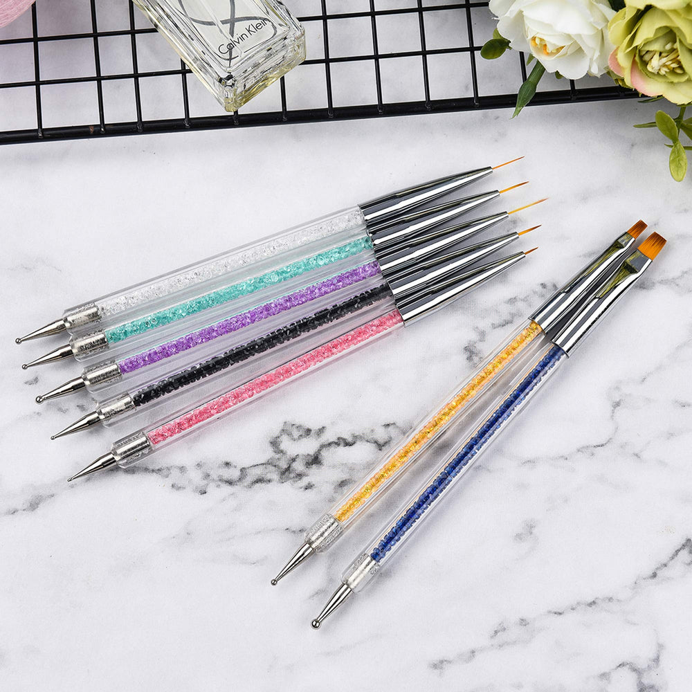 Mcduyant dotting tools creating consistent dots on nail for uniform designs