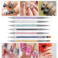 Mcduyant nail artist workstation with tools in use conveying professional results