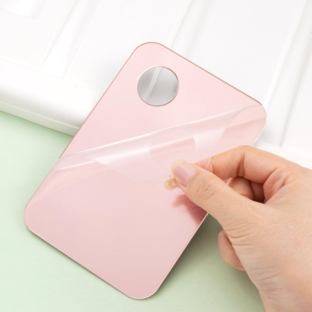 Mcduyant transparent acrylic surface detail showing smooth, easy-clean texture