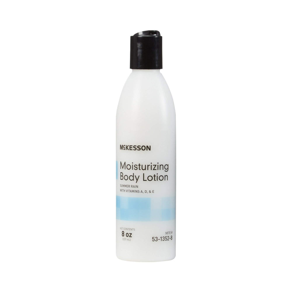 McKesson lotion applied by caregiver showing easy use during care