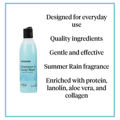 McKesson creamy lather texture demonstrating gentle cleansing benefit