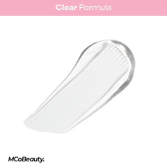 MCoBeauty before and after baby hairs showing smoother hairline and tidier look